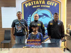 Pattaya Police Crack Down on Illegal Cannabis Vaping Products in City Center