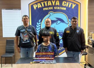 Pattaya Police Crack Down on Illegal Cannabis Vaping Products in City Center