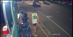 Foreign Man Caught on CCTV Breaking Into Pattaya Rescue Volunteer Booth, Damaging Property