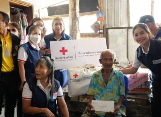 Banglamung Red Cross Branch Visits Vulnerable Communities in Huay Yai for 2025 Aid Program