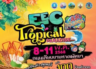 EEC Tropical Paradise Festival to Bring Shopping, Food, and Music to Pattayas Shores