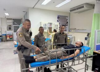 Two Thai Police Officers Injured in Pursuit of Suspicious Vehicle With Loud Exhaust in Pattaya