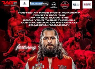 UFC-legenden Jorge Gamebred Masvidal skal opptre på Rage Fest i Pattaya neste tirsdag, 3. juni!
