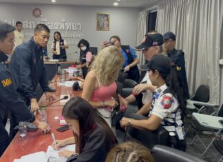 Pattaya Police Crack Down on Alleged Illegal Prostitution by Foreign Nationals on Pattaya Beach