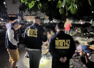 Pattaya Police Intensify Crackdown on Drug Trade in Jomtien Soi 3 Area, Vow to Make Area Drug Free