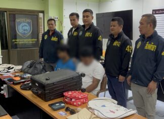 Pattaya Police Arrest Two Thieves Targeting Drunk Tourists in Luxury Villas