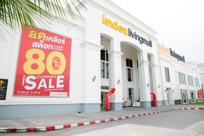 Распродажа на расчистку склада до 80% скидки на выбранные товары сейчас в Index Living Mall Pattaya!