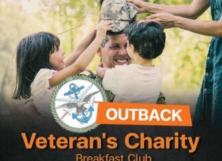 Outback Veterans Charity Breakfast Club Coming Next Weekend, All Proceeds Support Take Care Kids Thailand