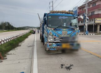 Man Critically Injured After Being Hit by Truck While Crossing Highway in Pattaya, Victim was on Phone Say Witnesses