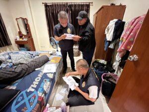 Police Raid Former Debt Collectors Home in Pattaya, Uncover Illegal Loan Shark Operation