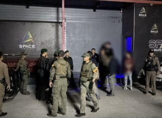 Полиция Паттайи провела рейд на ночной клуб, работавший незаконно после окончания лицензированного времени