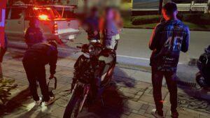 Pedestrian Dead Trying to Cross Highway in Pattaya, Was Struck by Young Speeding Motorbike Rider