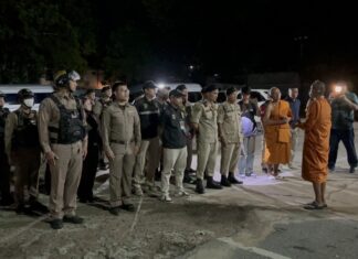 Myndigheterna i Pattaya slår ner på munkars felaktiga allmosinsamling