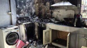 Fire Breaks Out at Nongprue Townhouse, Narrowly Avoids Total Destruction