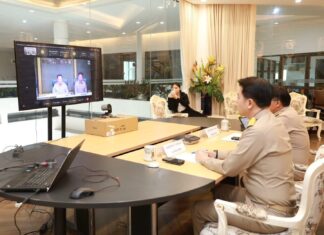 Pattaya Mayor Joins Ministry of Interior Virtual Policy Meeting With New Thai Prime Minister Anutin Charnvirakul