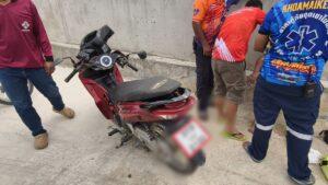12-Year-Old Boy Injured in Motorcycle Crash in Pattaya