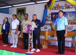 タキアン・ティア市長秘書がワット・ヴェルワナラム・スクールでヴェル・ゲームズ・スポーツ大会を開催