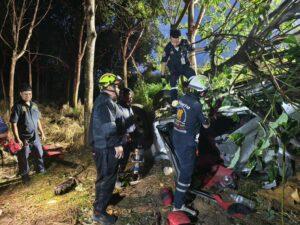 One Person Dead, Two People Injured in Rainy Road Crash Near Pattaya