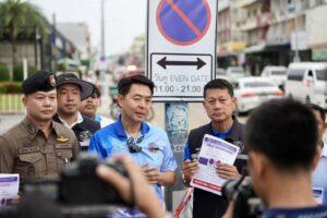 Pattaya Enforces Odd-Even Parking Rule on South Pattaya Road Starting October 15th