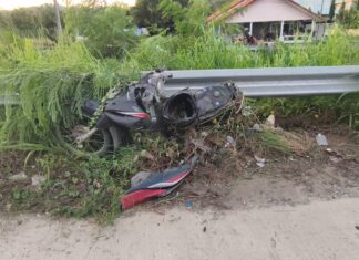 Motorcyclist Seriously Injured in Collision with Pickup Truck Driven by Chinese Man on Highway 331 Near Pattaya