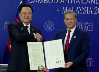 Thailand bekräftar att gränsen mot Kambodja kommer att förbli stängd tills fyra förutsättningar är helt uppfyllda.