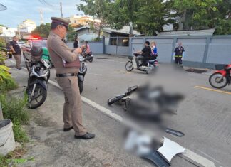 Sri Racha District Office Employee Killed in Hit and Run Accident, Driver Stops to Urinate and Then Flees Scene