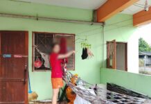 CCTV fångar serieklädesstjuv som slår till för tredje gången i lägenhet i Chonburi