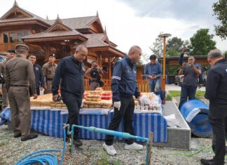 업데이트: 경찰이 태국식 고급 저택에 숨겨진 3.64만 개의 메스암페타민을 압수하면서 촌부리에서 발생한 대규모 마약 단속에 대한 자세한 정보가 밝혀졌습니다.