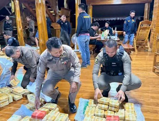 Bei großangelegter Drogenrazzia in Chonburi wurden über 3 Millionen Methamphetamin-Pillen beschlagnahmt!