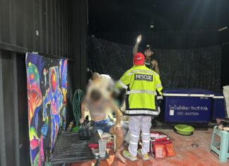 필리핀 트랜스젠더 여성, 모기 살포제 논란으로 파타야 콘도에서 우크라이나 남자친구 칼로 찔러