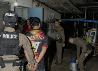 Pattaya Thief Caught Red-Handed Stealing Gas Cylinder After CCTV Installation Foils Repeat Offense