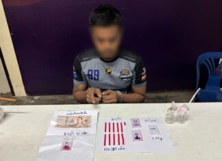 Banglamung Authorities Raid Abandoned Thai BBQ Restaurant, Seize Meth and Ice in Joint Drug Bust