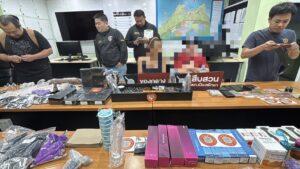 British Man and Thai National Arrested in Pattaya for Selling Illegal Sex Toys, Poppers, and Other Items Through QR Code Stickers