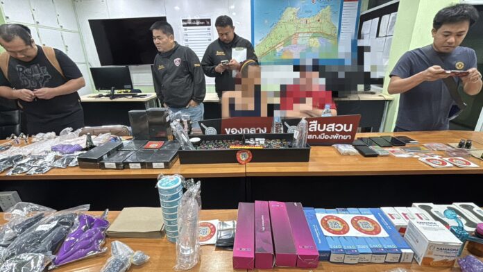 Британец и гражданин Таиланда арестованы в Паттайе за продажу нелегальных секс-игрушек, попперсов и других товаров через QR-код наклейки
