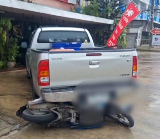 Sattahip Crash Caused by Drowsy Driver Kills One Person, Injures Another