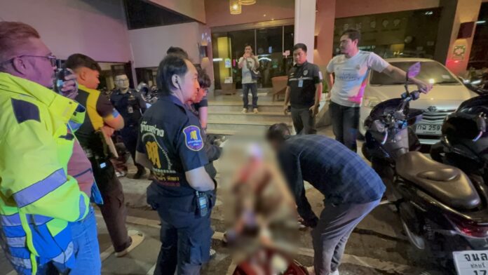 Российский турист получил травмы после якобы непровоцированной атаки бутылкой на улице Walking Street в Паттайе