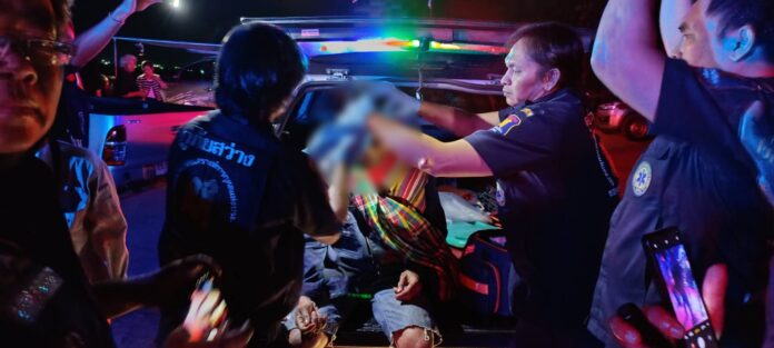 Прораб строительства получил травмы после падения с 7 метров с смотровой площадки Лаем Чабанг во время празднования дня зарплаты