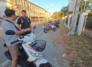 Ung utenlandsk mann alvorlig skadet etter motorsykkelulykke i høy hastighet i Sri Racha