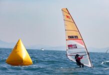 パタヤ、ジョムティエンビーチでスリリングな国際ウィンドサーフィン選手権を開催