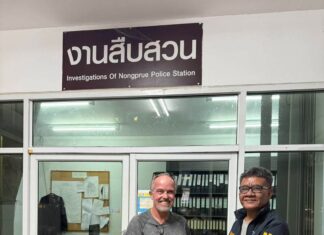 Nongpruen etsiviä kiitettiin ulkomaalaisten turistien kadonneen lompakon ja suuren käteissumman löytämisestä