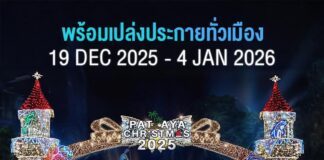 В Паттайе стартовал фестиваль PATTAYA FESTIVAL с впечатляющими городскими световыми инсталляциями в преддверии обратного отсчета до Нового года.