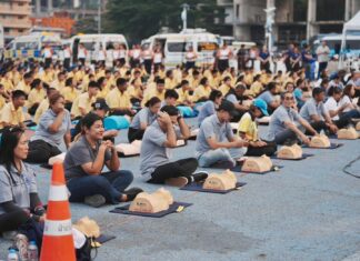 Over 2,000 People Trained in Lifesaving Skills as Pattaya Launches CPR on The Beach 2025