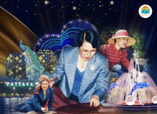 Pattaya arrangerer festivalen «Seabration of Light and Legacy»: Illuminations hedrer Hennes Majestet Dronning Sirikits vedvarende bidrag