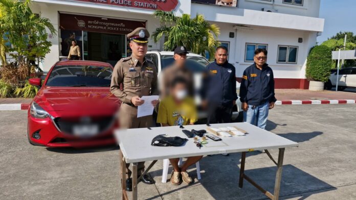 Полиция в Бангламунге разоблачила кольцо по торговле наркотиками, изъяла более 600 граммов метамфетамина и огнестрельное оружие