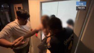 Three People, Including Foreign Tourist,Trapped in Pattaya Hotel Elevator for Over an Hour, Freed After Glass Smashed