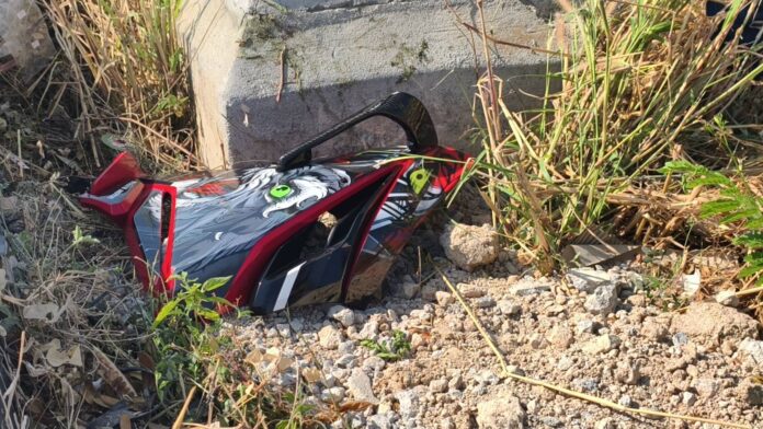 Смертельная авария на большом мотоцикле унесла жизнь 49-летнего мотоциклиста в Чонбури, третья смертельная авария в Новый Год рядом с Паттайей