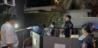La misteriosa caduta di un uomo cinese da un hotel di Pattaya lo lascia in condizioni critiche, la polizia indaga sulla causa
