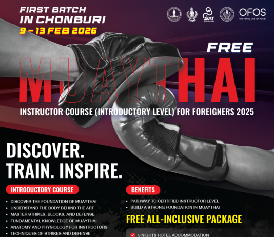 100% GRATIS MUAY THAI INSTRUKTÖRKURS – BEGRÄNSAT ANTAL PLATSER!
