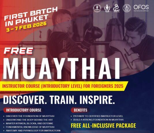 100% FREE MUAY THAI INSTRUCTOR COURSE – LIMITED SEATS!