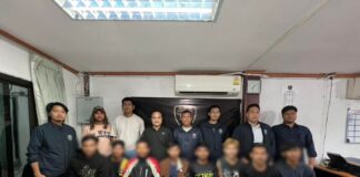 Полиция Районга арестовала 8 камбоджийцев за незаконную деятельность.